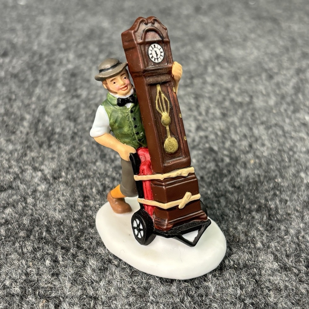 Department 56 "On Time Delivery" Dickens Village 58598 Retired Accessory Clock